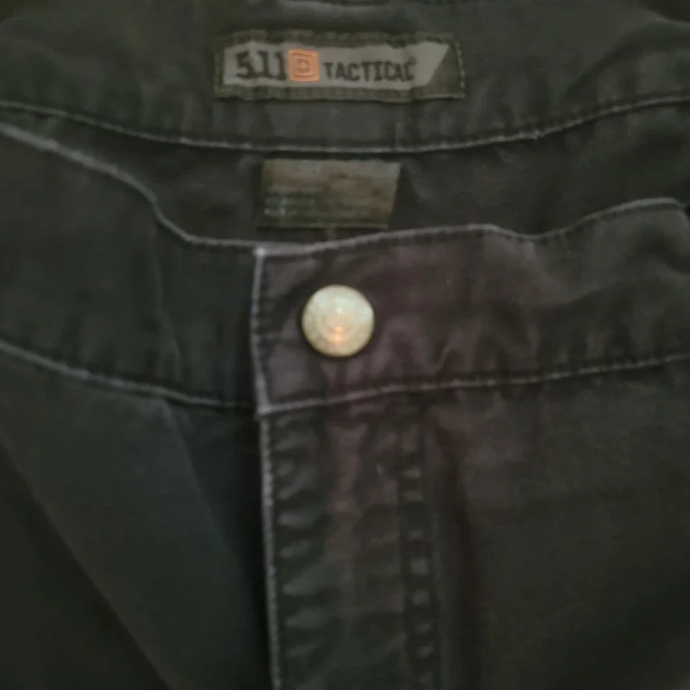 5.11‎ Tactical Cargo Pants Black Cotton Black Mens 38X30 511 Outdoor Hiking